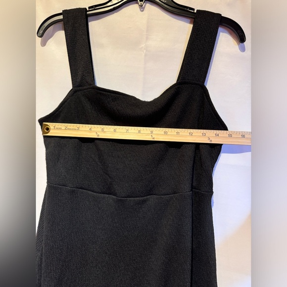 SO black stretchy fit N flare dress size Large- women’s - Picture 4 of 13